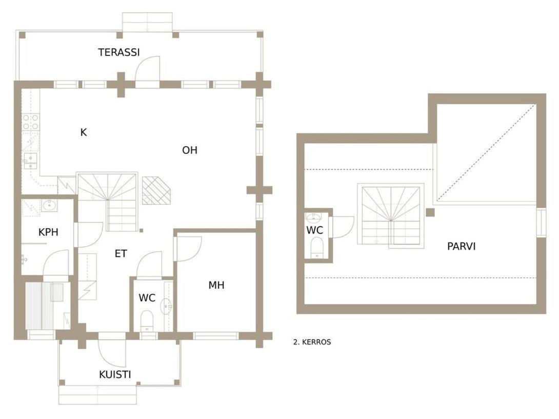 Hullun Mustikka Levi Villa Bagian luar foto